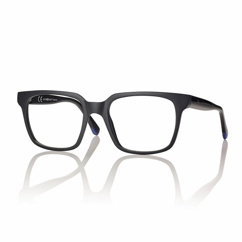 Montatura Centro Style F062655002000 - Occhiali da vista quadrati neri nero lucido disponibile da Carl Ottica
