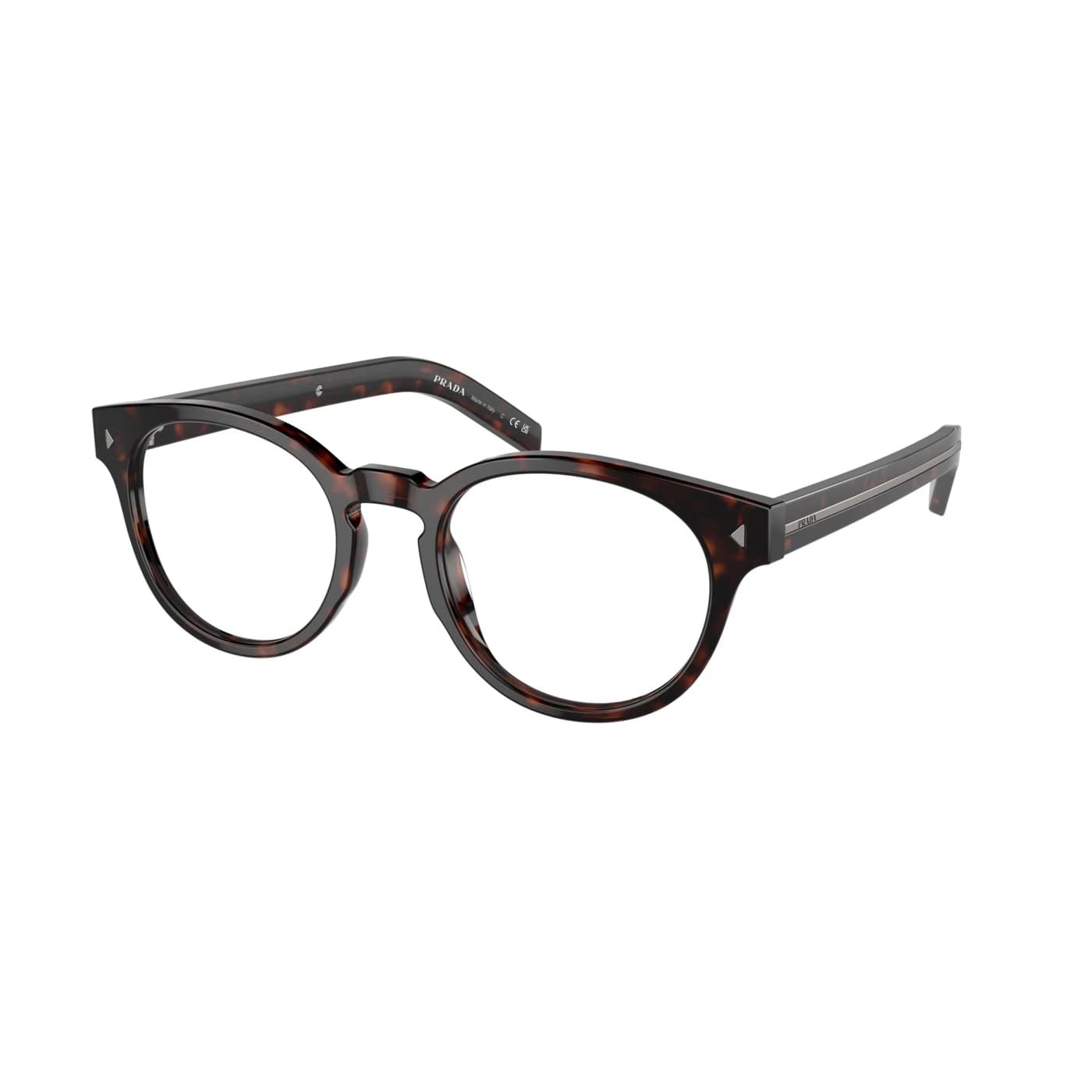 Montatura Prada A14V - Occhiali da vista pantos marroni tartarugato disponibile da Carl Ottica