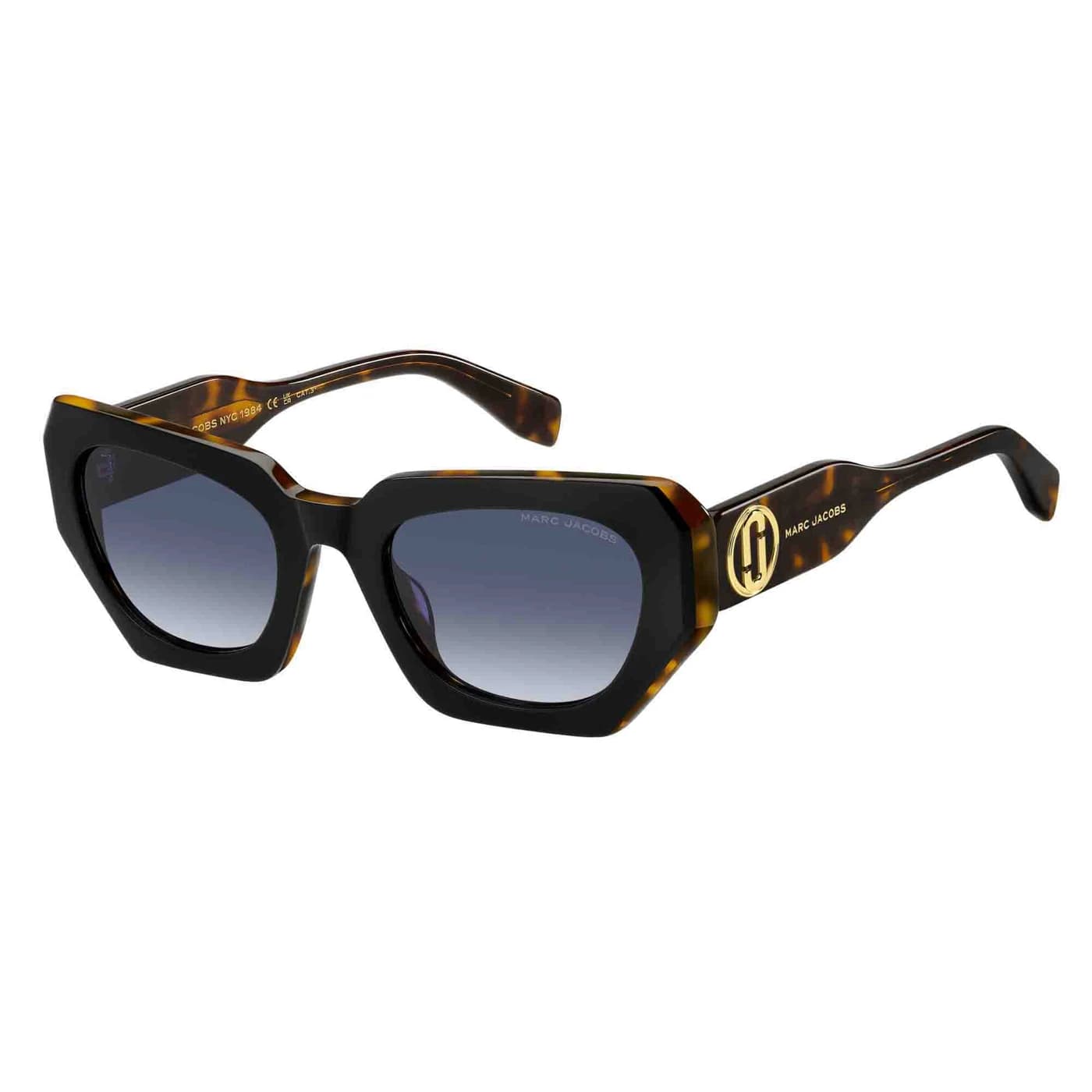 Montatura Marc Jacobs Marc 851/s - Occhiali da sole rettangolari neri nero / tartarugato disponibile da Carl Ottica