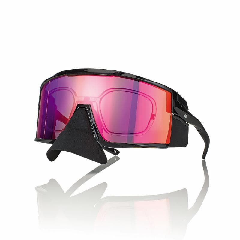 Montatura Centro Style S058300001011 - Occhiali da sole a mascherina neri nero disponibile da Carl Ottica