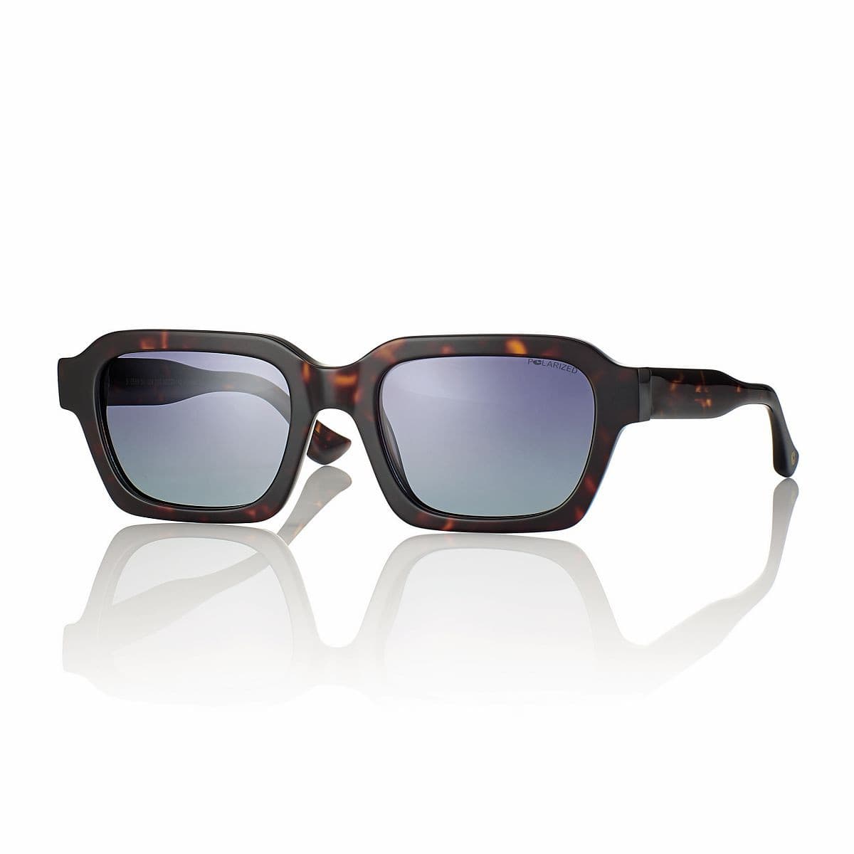 Montatura Centro Style S058952009033 - Occhiali da sole rettangolari marroni tartarugato lucido disponibile da Carl Ottica