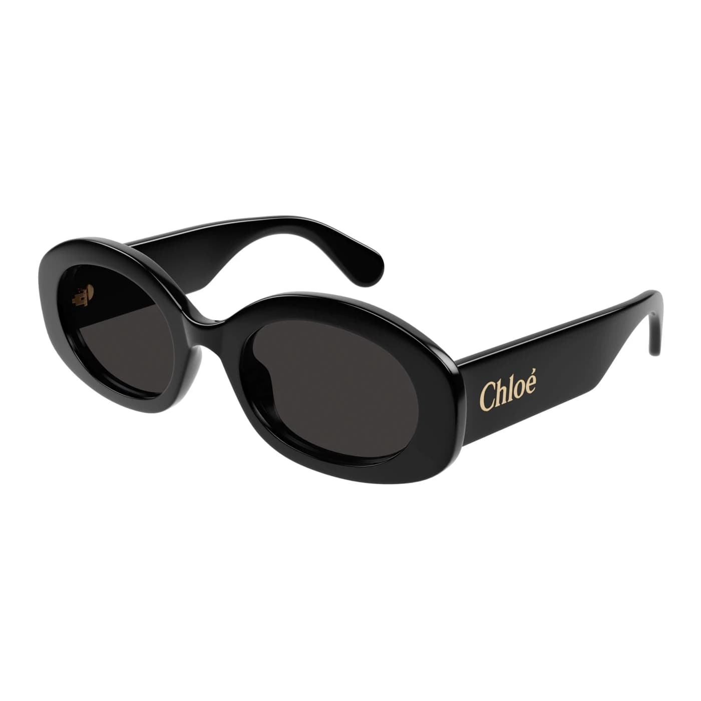 Montatura Chloé CH0258S - Occhiali da sole tondi neri nero disponibile da Carl Ottica
