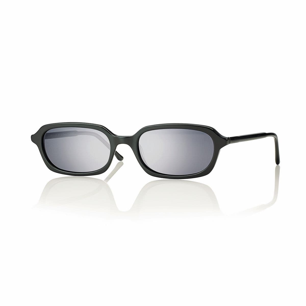 Montatura Centro Style S066853001001 - Occhiali da sole ovali neri nero lucido disponibile da Carl Ottica