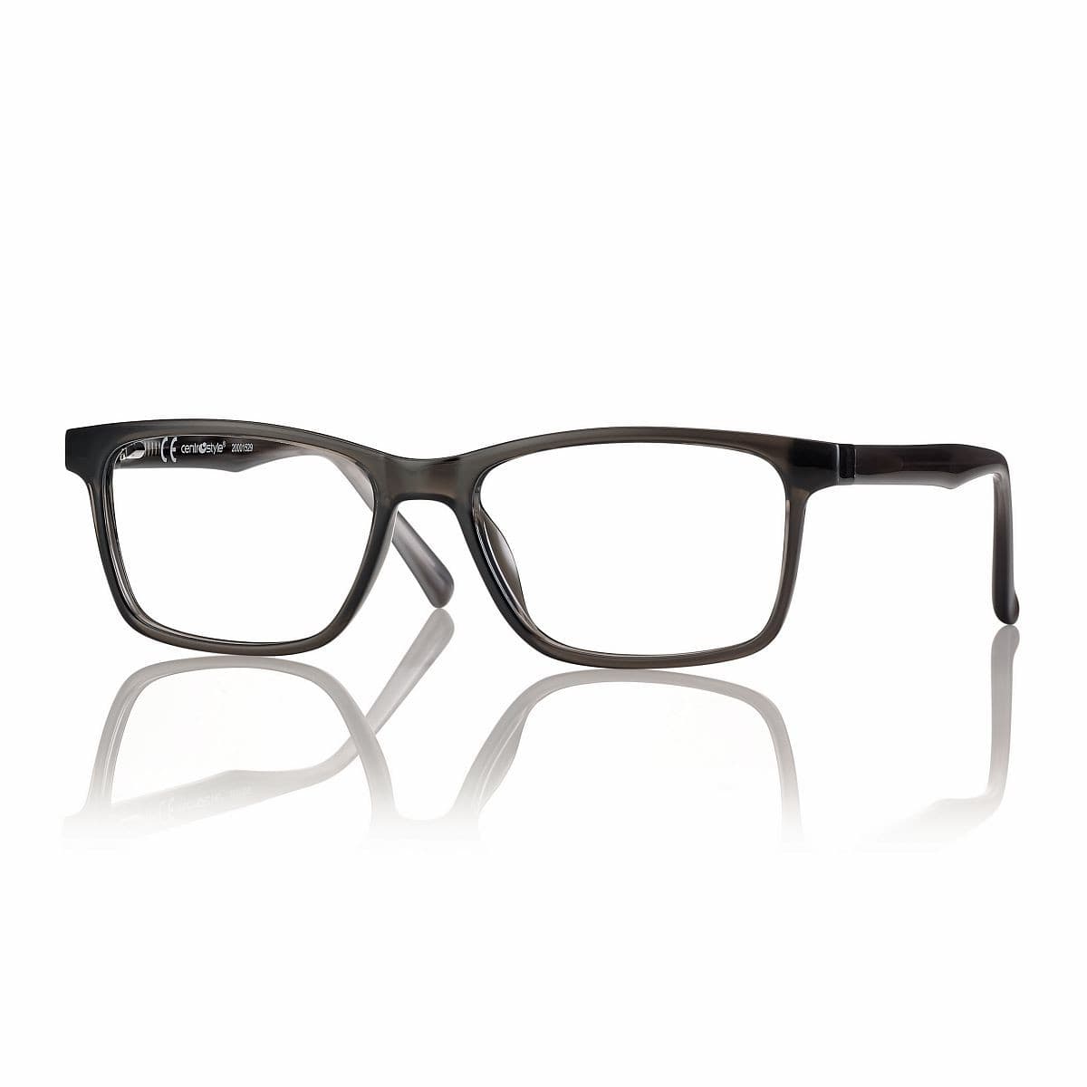Montatura Centro Style F0219 - Occhiali da vista rettangolari grigio e tartarugato - 51 mm grigio / tartarugato disponibile da Carl Ottica