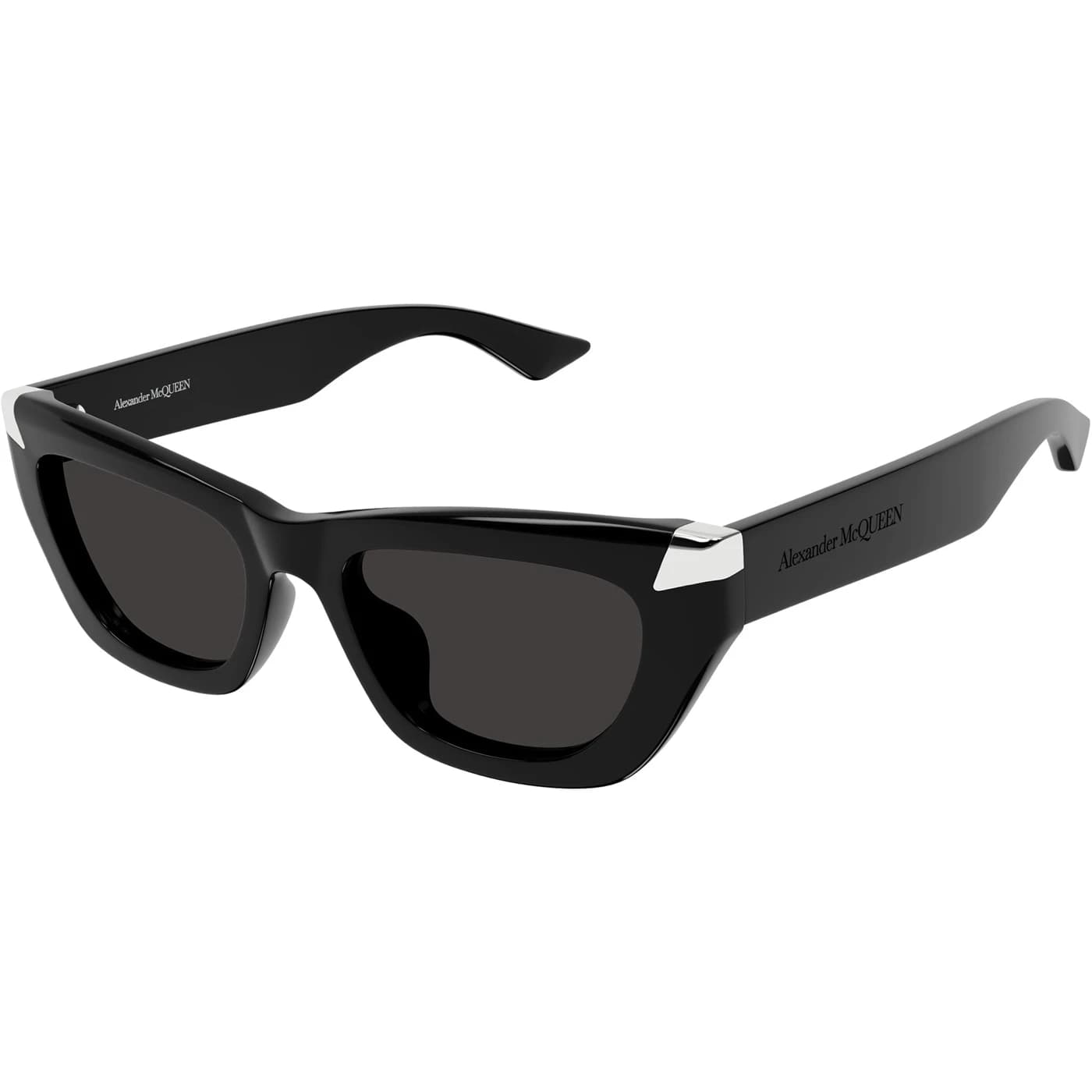 Montatura Alexander McQueen AM0440SA - Occhiali da sole quadrati neri nero disponibile da Carl Ottica