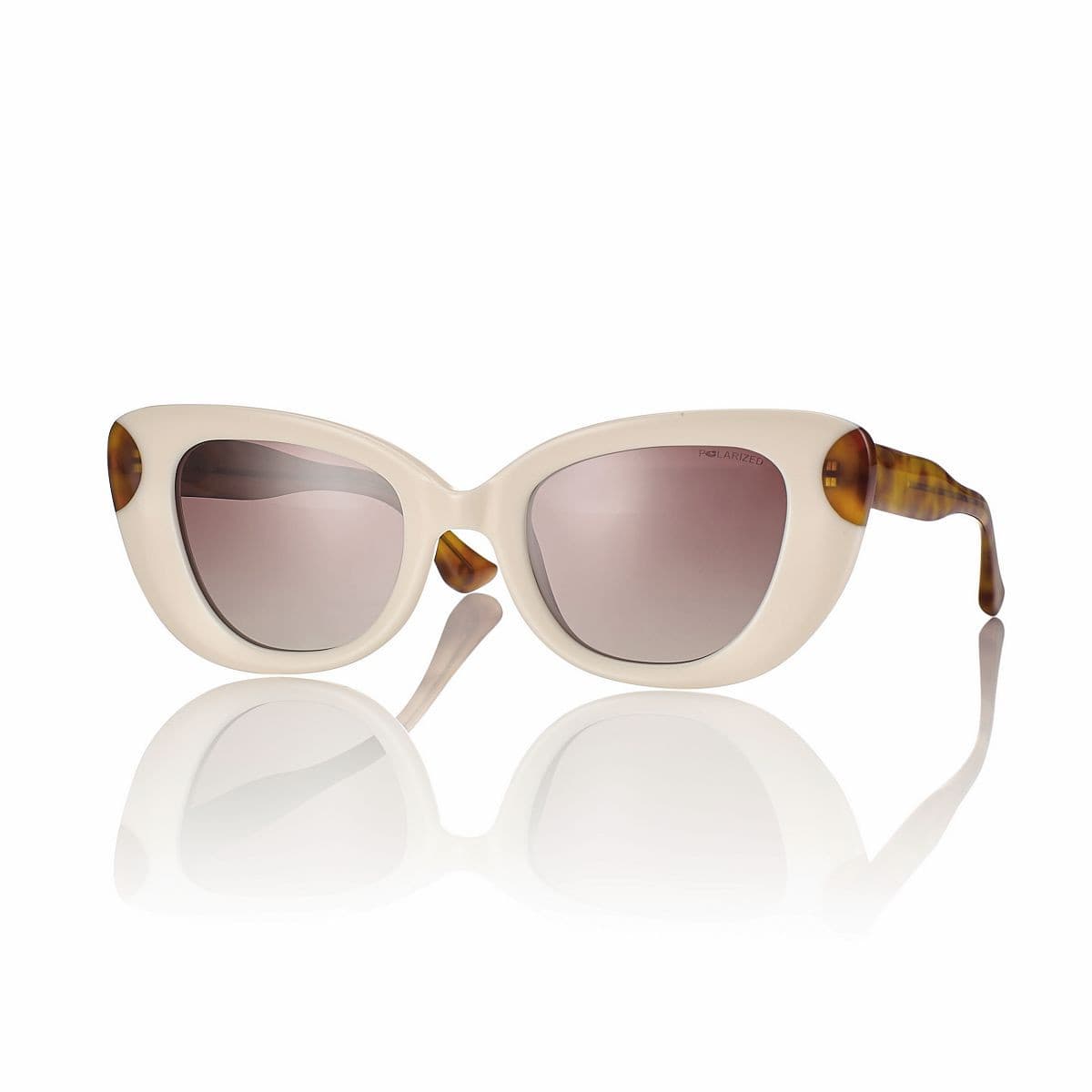 Montatura Centro Style S059549339020 - Occhiali da sole cat-eye bianchi bianco / tartarugato disponibile da Carl Ottica