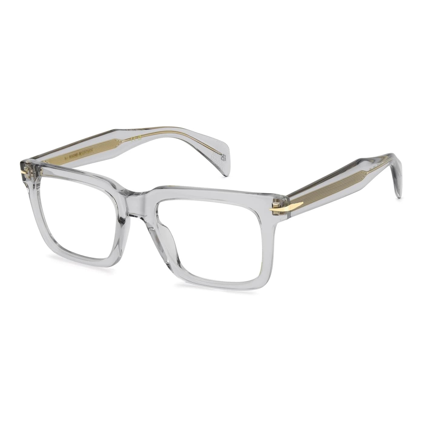 Montatura David Beckham Db 1237 - Occhiali da vista rettangolari grigi grigio disponibile da Carl Ottica