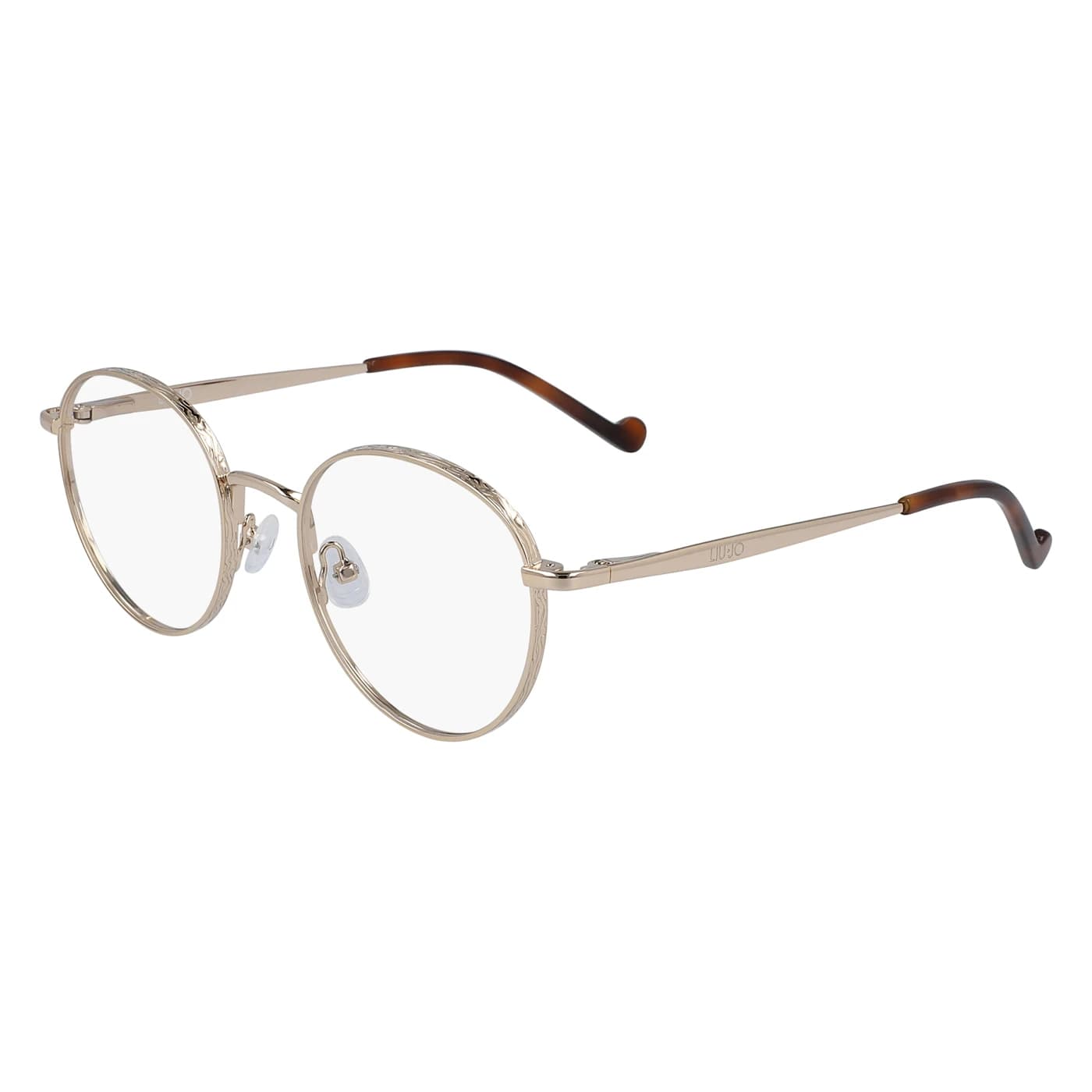 Montatura Liu Jo LJ2147 45356 - Occhiali da vista tondi oro lucido nel catalogo Carl Ottica