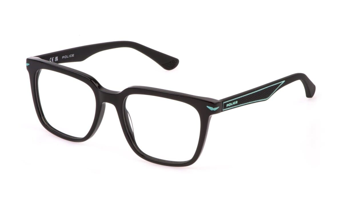 Montatura Police VK148 - Occhiali da vista quadrati marroni Marrone disponibile da Carl Ottica