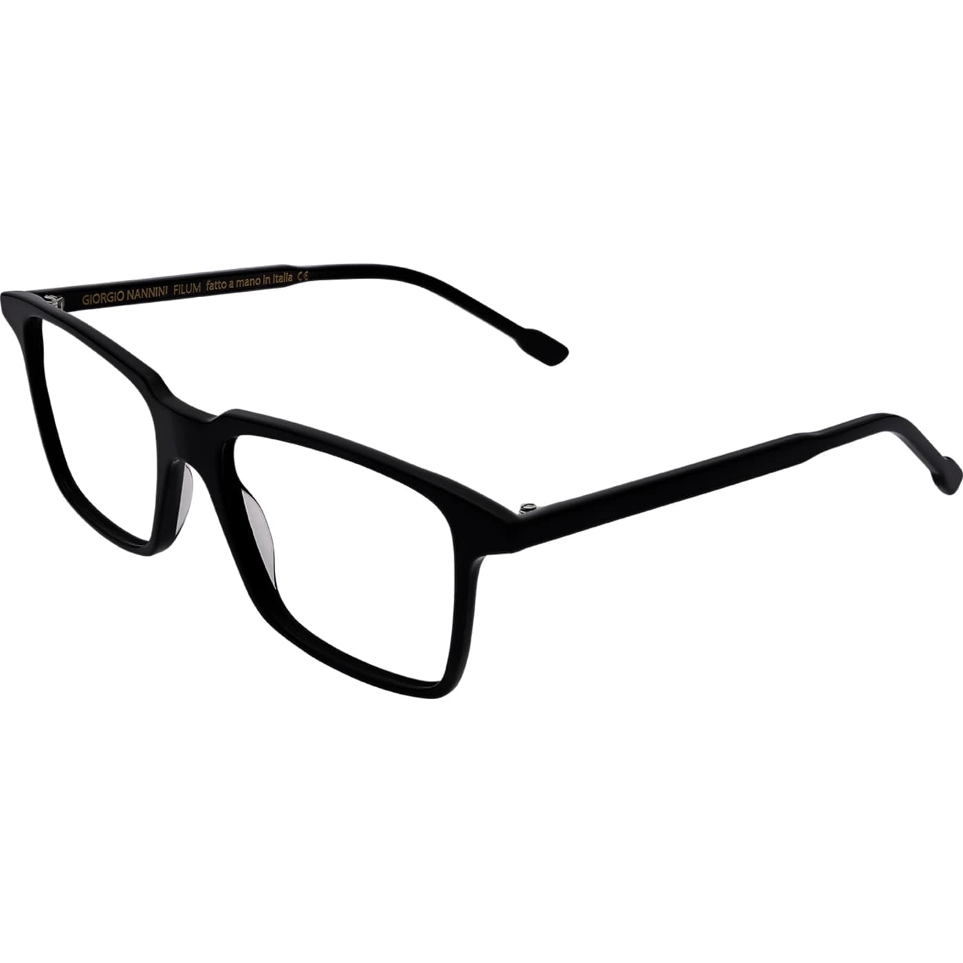 Montatura Giorgio Nannini OROSHI - Occhiali da vista quadrati neri Nero disponibile da Carl Ottica