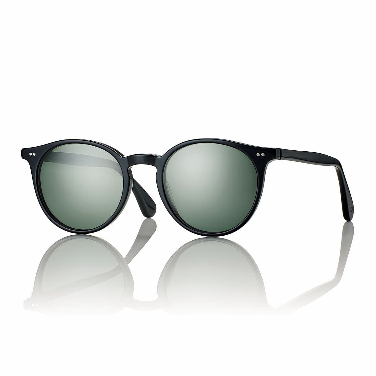 Montatura Centro Style S053250001002 - Occhiali da sole tondi neri nero lucido disponibile da Carl Ottica