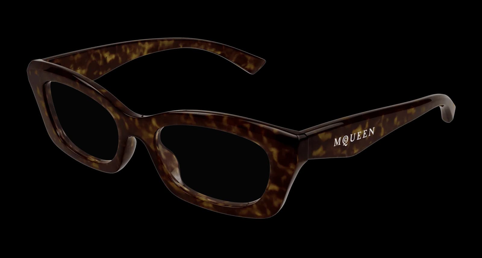Montatura Alexander McQueen AM0474O - Occhiali da vista cat-eye marroni nel catalogo Carl Ottica