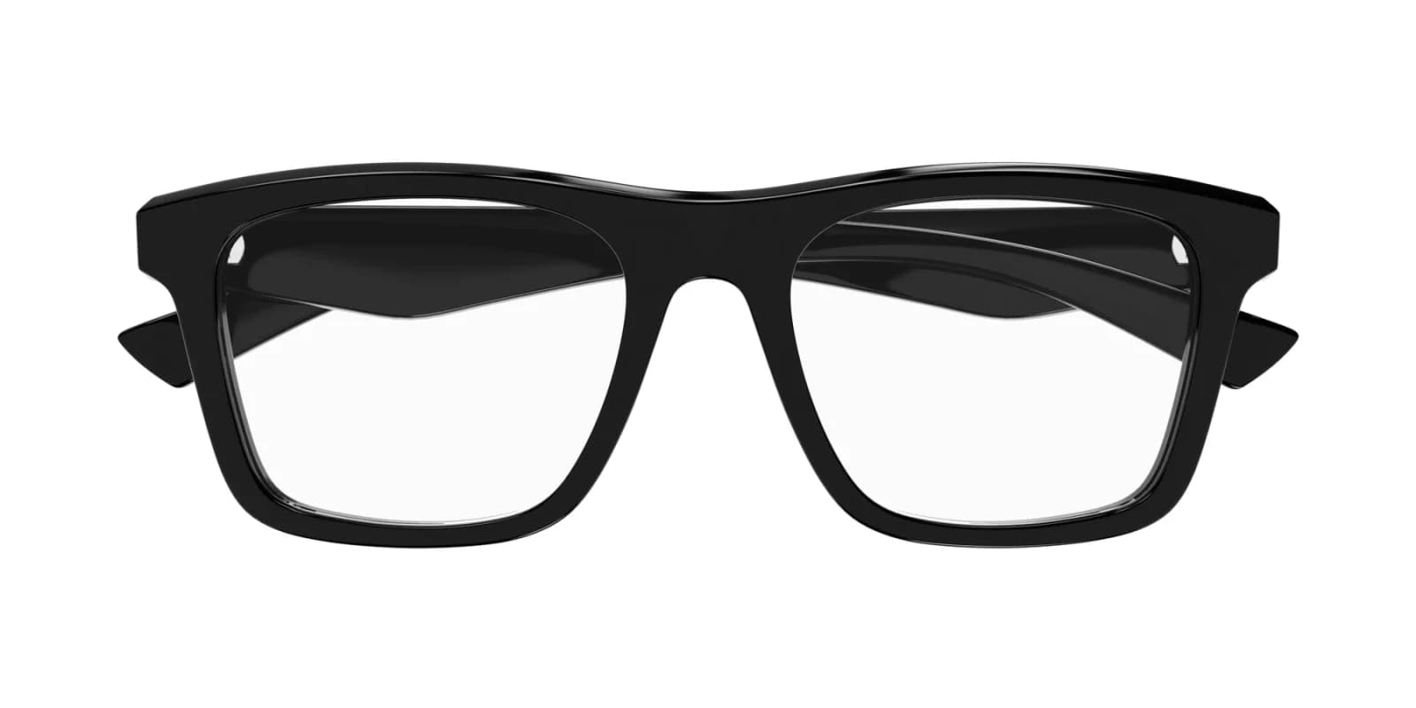 Montatura Alexander McQueen AM0475O - Occhiali da vista quadrati neri nel catalogo Carl Ottica