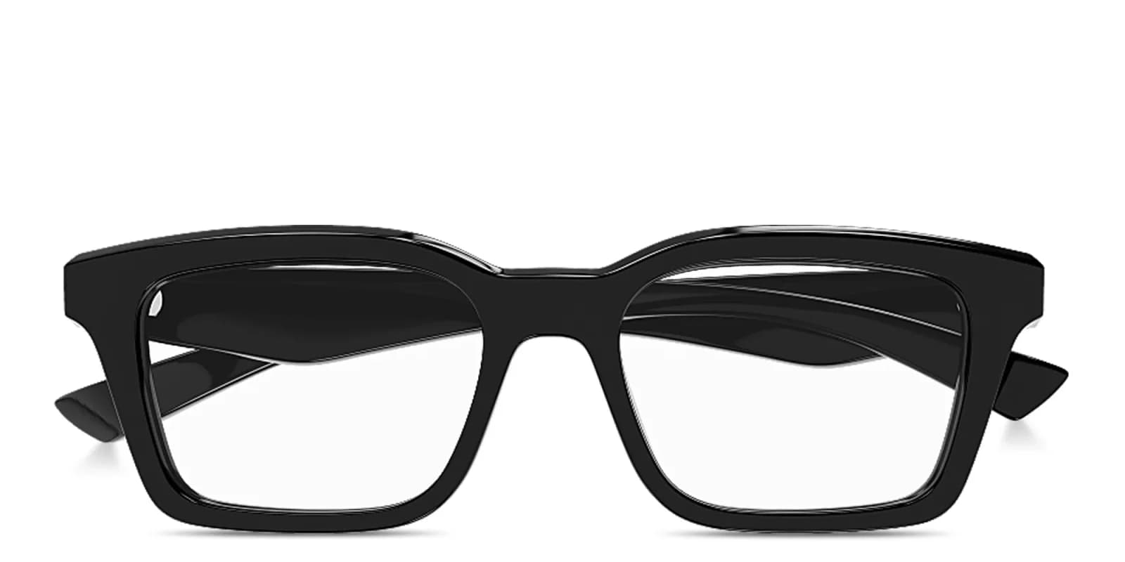 Montatura Alexander McQueen AM0476O - Occhiali da vista rettangolari neri nel catalogo Carl Ottica