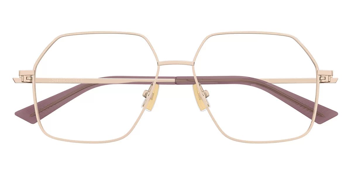 Montatura Bottega Veneta BV1332O - Occhiali da vista geometrici oro nel catalogo Carl Ottica