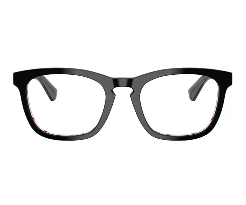 Montatura Burberry 2417 - Occhiali da vista quadrati neri Nero disponibile da Carl Ottica