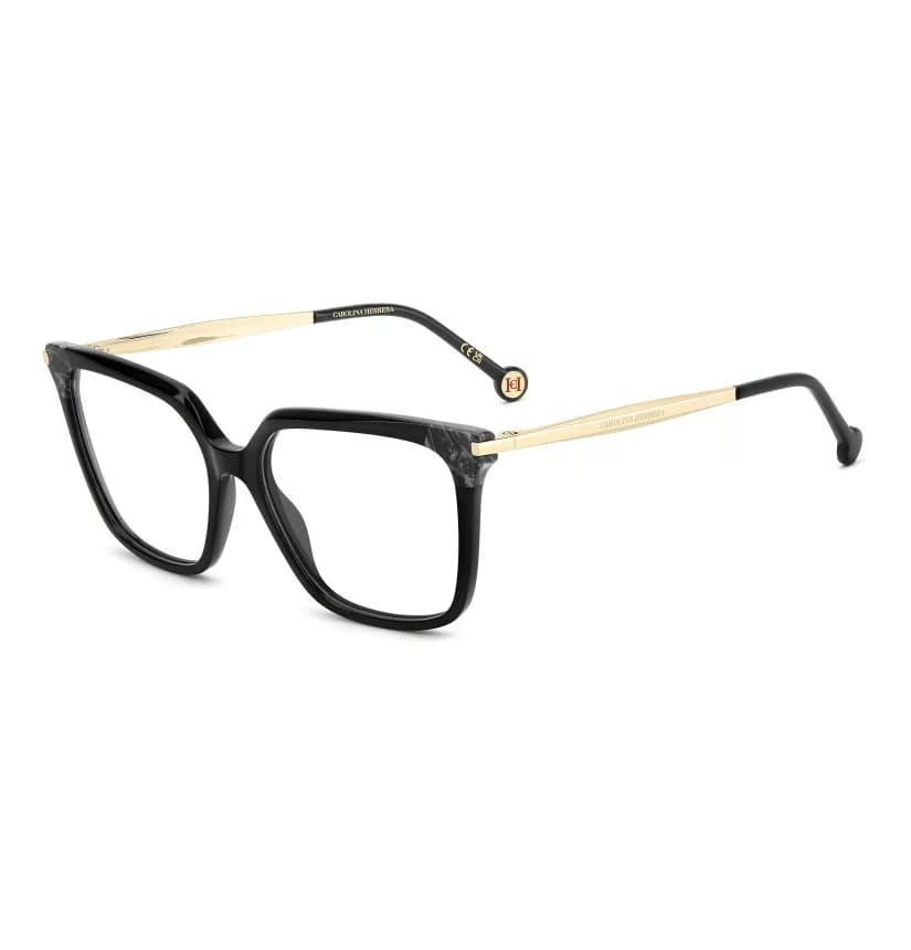 Montatura Carolina Herrera Her 0350 - Occhiali da vista cat-eye neri nero disponibile da Carl Ottica