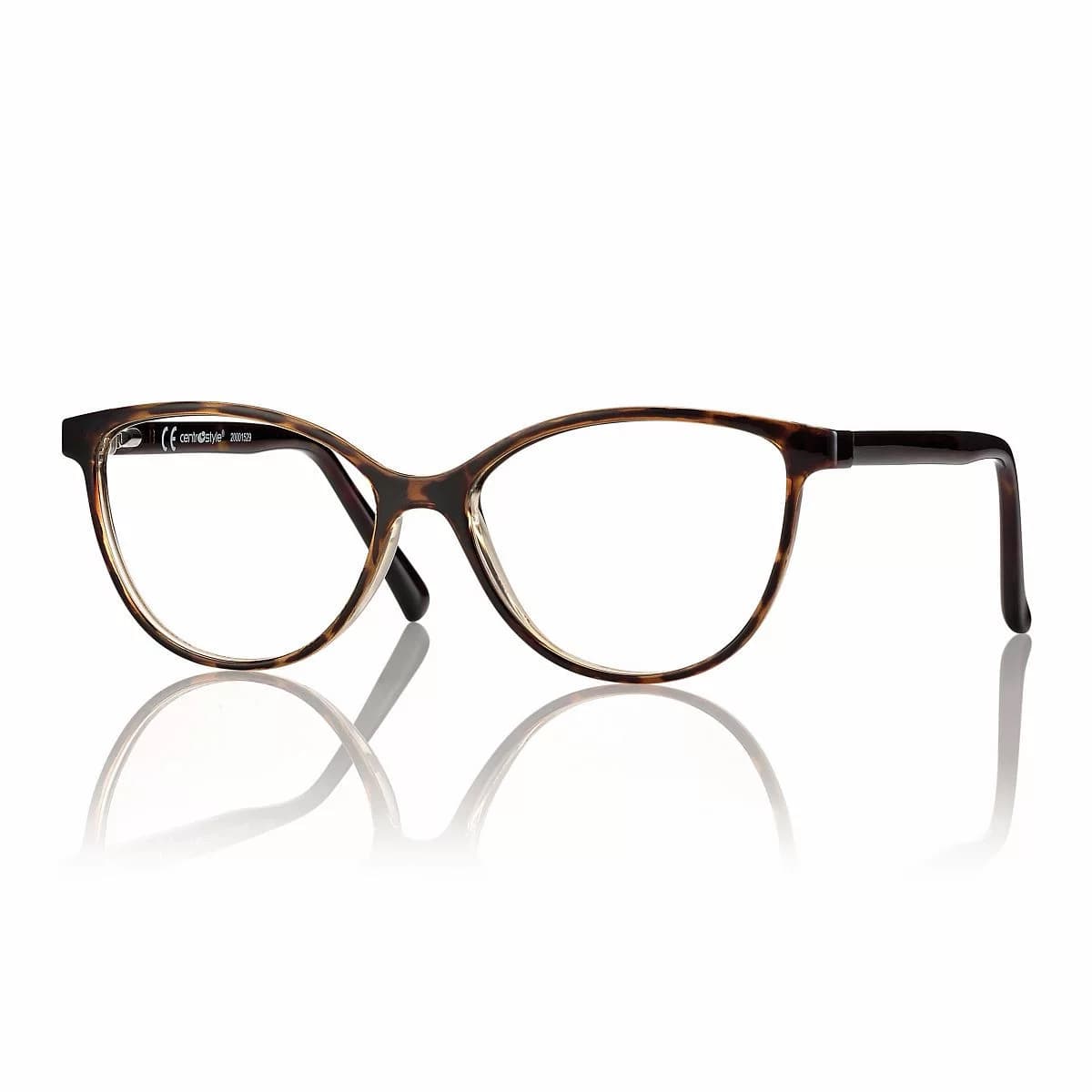 Montatura Centro Style F0215 - Occhiali da vista cat-eye tartarugato lucido - 50 mm tartarugato lucido disponibile da Carl Ottica