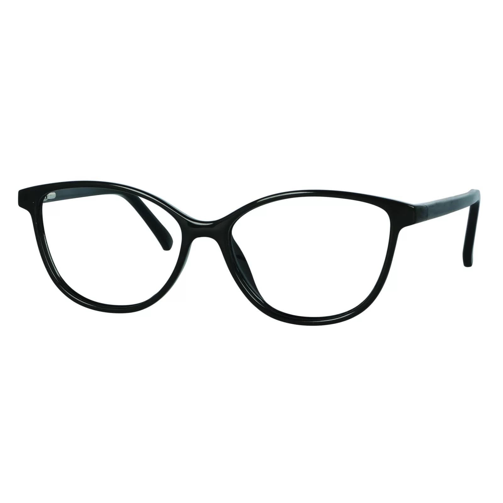 Montatura Centro Style F0215 - Occhiali da vista cat-eye nero lucido - 52 mm nero lucido disponibile da Carl Ottica