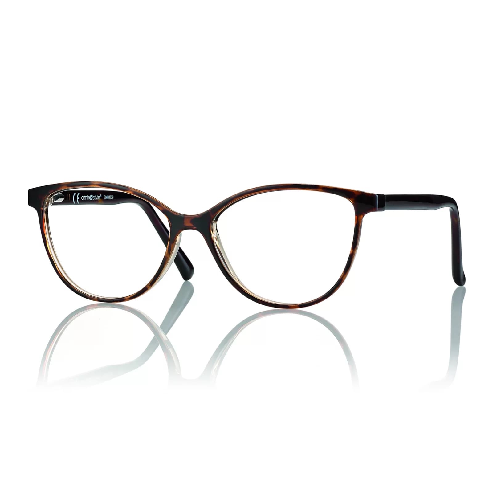 Montatura Centro Style F0215 - Occhiali da vista cat-eye tartarugato lucido - 52 mm tartarugato lucido disponibile da Carl Ottica