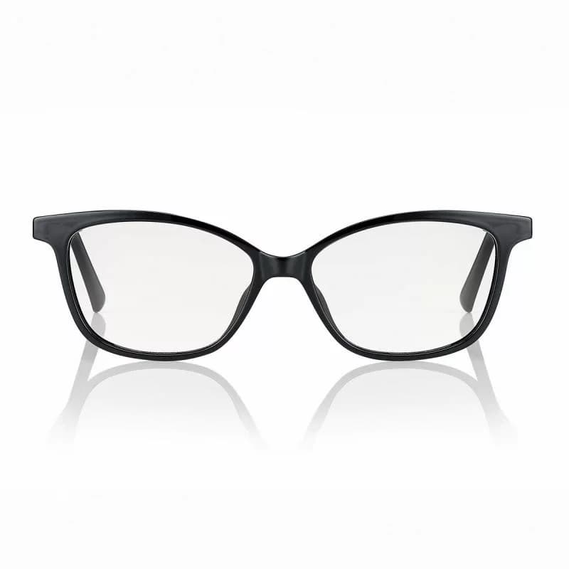 Montatura Centro Style F021754001000N - Occhiali da vista cat-eye neri nero lucido disponibile da Carl Ottica